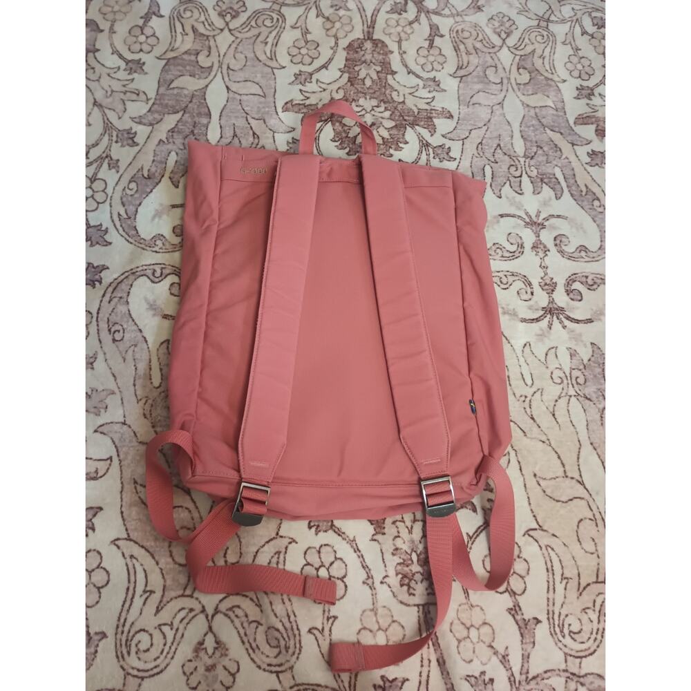 Fjallraven Foldsack No 1 Satchel Backpack Vinyl Pink Outdoor School Hiking - Picture 6 of 16